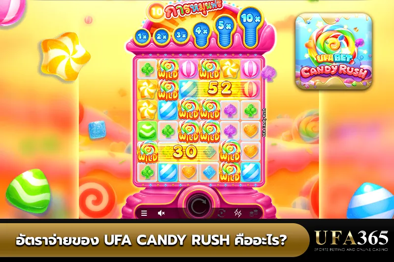 อัตราจ่ายของ UFA Candy Rush