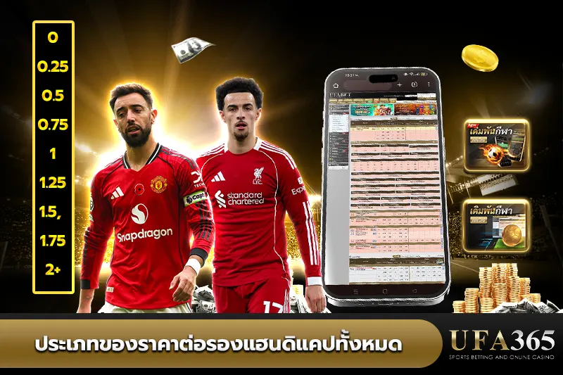 ประเภทของราคาต่อรองแฮนดิแคปทั้งหมด